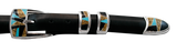 Supersmith Jade, Turquoise & Jasper 1" Inlaid Ranger Belt Buckle