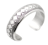 Traditional Sterling Silver Cuff Bracelet