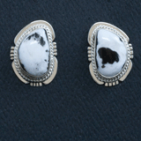 White Buffalo Earrings