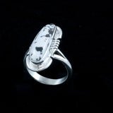 White Buffalo Ring SIZE 6