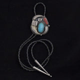 JMC Navajo Bolo - Sterling Silver with Bear Claw