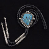 Charlie S.  Bolo - Sterling Silver with Turquoise