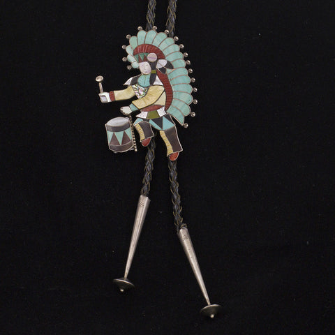 Inlaid Bolo - Sterling Silver
