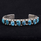 Turquoise Cuff Bracelet - Sterling Silver
