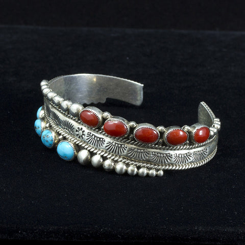 JCY Cuff Bracelet - Sterling Silver