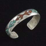 Crushed Stone Cuff Bracelet - Sterling Silver_copy