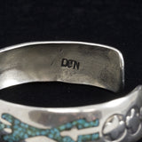 Crushed Stone Cuff Bracelet - Sterling Silver_copy
