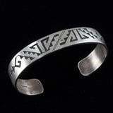 Hopi Cuff Bracelet - Sterling Silver