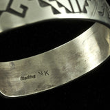 Hopi Cuff Bracelet - Sterling Silver