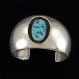 Turquoise Cuff Bracelet - Sterling Silver