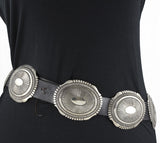 Sterling Silver 8 Concho Belt