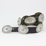 Sterling Silver Concho Belt