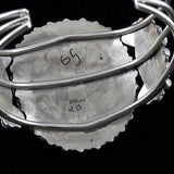 Turquoise Cuff Bracelet - Sterling Silver