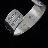 Story Teller Cuff Bracelet - Sterling Silver