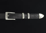Alexander Kalifano White Bronze 1" Smooth Belt Buckle