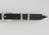 Alexander Kalifano White Bronze 1" Smooth Lined Belt Buckle