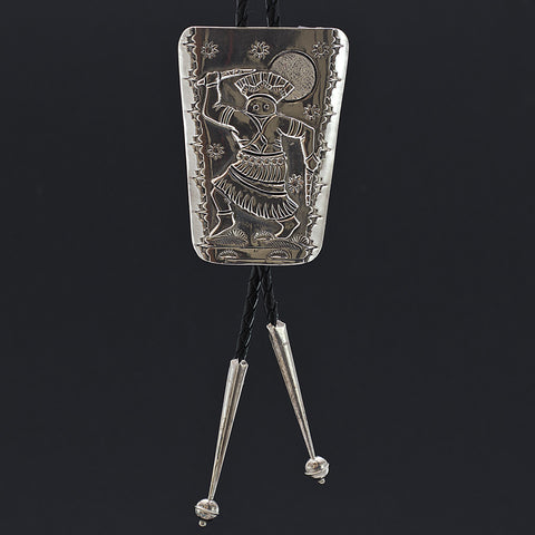 Sterling Silver Apache Crown Dancer by Robert Becenti