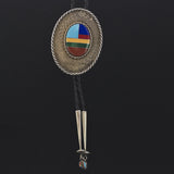 Colorful Sterling Silver Bolo Tie