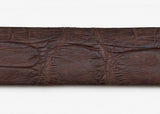 Gold Matte Custom Alligator Belt Strap