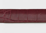 Cherry Glazed Custom Alligator Belt Strap