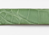 Lime Green Glazed Custom Alligator Belt Strap