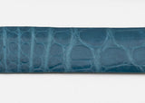 Turquoise Glazed Custom Alligator Belt Strap