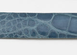 Summer Blue Glazed Custom Alligator Belt Strap