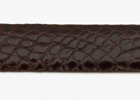 Gold Glazed Custom Alligator Belt Strap