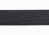 Custom Taper 1 1/4" to 1" Sharkskin Belt in Black