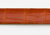Mandarina Glazed Custom Alligator Belt Strap