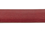 Red Custom Java Lizard Belt Strap