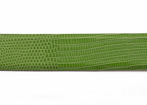 Patte Green Custom Java Lizard Belt Strap