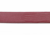 Indian Pink Custom Java Lizard Belt Strap