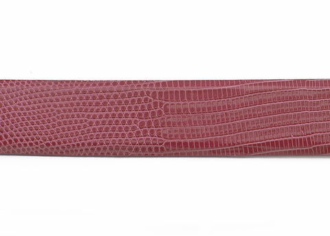 Indian Pink Custom Java Lizard Belt Strap