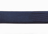 Royal Blue Custom Java Lizard Belt Strap