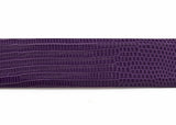 African Violet Custom Java Lizard Belt Strap
