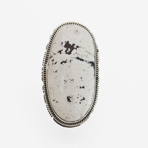 White Buffalo Ring SIZE 8