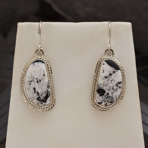White Buffalo Earrings