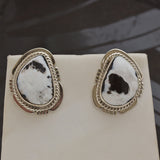 White Buffalo Earrings