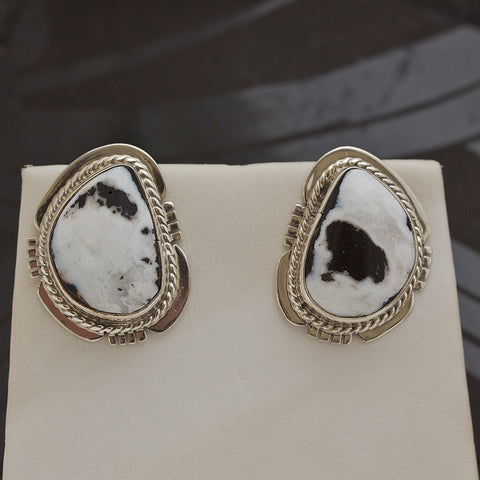 White Buffalo Earrings