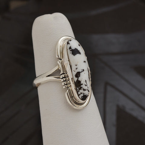 White Buffalo Ring SIZE 6