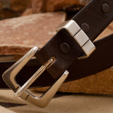Brown Toro Buffalo Belt Strap With Buckle