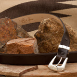 Brown Toro Buffalo Belt Strap With Buckle