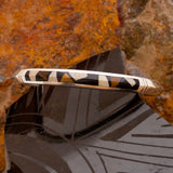 David Rosales Kayenta Ridge Cut Inlaid Sterling Silver Bracelet