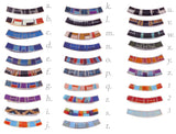 David Rosales Abstract Kayenta Inlaid Sterling Silver Bracelet