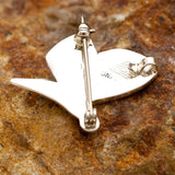 David Rosales Shalako Inlaid Sterling Silver Pendant and Brooch