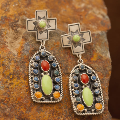 Don Lucas Multi-Stone Earrings