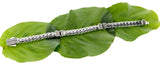Keith Jack Sterling Silver Dragon Weave Square Hinged Bracelet w/ Clasp