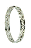 Keith Jack Sterling Silver Window to the Soul Bangle