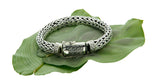 Keith Jack Sterling Silver Dragon Weave Bracelet w/ Eternity Clasp 2